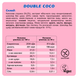FIZI ШОКОЛАДНИЙ БАТОНЧИК "DOUBLE COCO" 40г 60Q3 фото 3