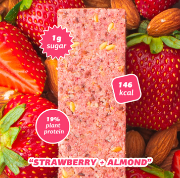 FIZI БАТОНЧИК Кето протеїновий "STRAWBERRY + ALMOND" 45г 61D3 фото